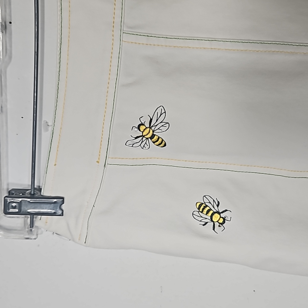 Guc Escada Bee Embroidered Office Basic Flat Fron… - image 5